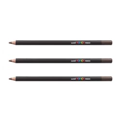 Crayon de couleur POSCA - KPE200 MF - Marron foncé - Lot de 3