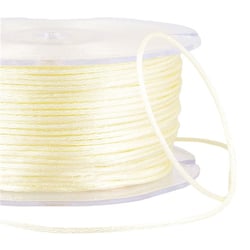 Bobine 100m queue de rat 2mm Ecru
