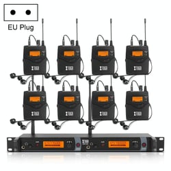 Microphone Sans Fil Pour Chanteur Système In-Ear Haute Qualité Durable Noir YONIS