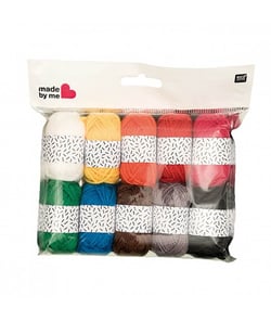 Minis pelotes à tricoter 10 x 10gr - CLASSIC - Rico Design 01 Multicolore