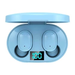 Écouteurs Bluetooth Sans Fil Avec Écran LED Et Réduction De Bruit Bleu YONIS