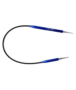 Aiguilles à tricoter circulaire fixes ZING cable 25 cm du N° 2 à 5 - Knitpro taille n°4