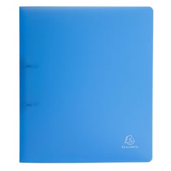Classeur 2 anneaux 30 mm polypropylène Chromaline - A4 maxi - Bleu - x 15 - Exacompta