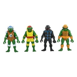 Tortues Ninja Archie Comics - Pack de 4 Figurines Stump Wrestling Turtles 18 cm - Neca