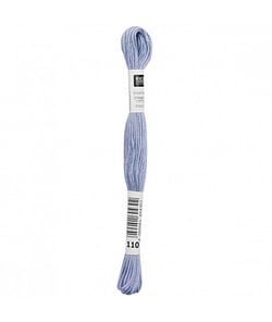 Fil à broder mouliné Uni - Rico Design 110 Violet