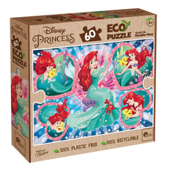 Eco-puzzle 60 Pcs Double Face Little Mermaid