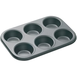 Plaque 6 Moules Cupcakes (7 cm) - Métal