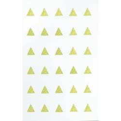Motif Thermocollant transfert Customisation textile Triangle Doré 1 cm