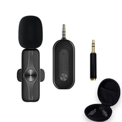 Microphone Lavalier Sans Fil 3.5mm Pour Enregistrement Vidéo Et Diffusion YONIS