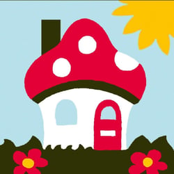 LUC - Kit canevas Soudan Maison 25x25cm