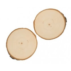 Set 2 rondelles 4 à 5 cm - Artemio