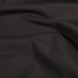 Tissu Toile de coton uni Grande largeur Noir