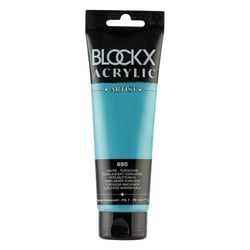 Peinture acrylique - Turquoise nacré - 695 - BLOCKX Artist - Qualité beaux-arts - Tube 120ml