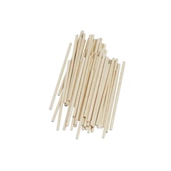 Baguettes en bois à  bricoler, 4 mm 60 pces,nature