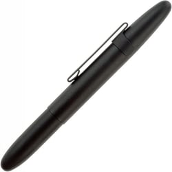 Stylo à bille - Noir mat - Encre noire - Pointe moyenne - Clip métal - Fisher Space Pen