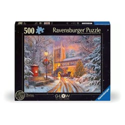 500p puzzle Un noel etincelant - Nathan