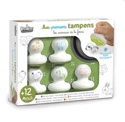 Mes premiers tampons – Ferme - Crealign - Vert