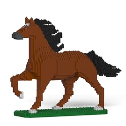 Cheval marron Taille standard | JEKCA | 14 ans et +