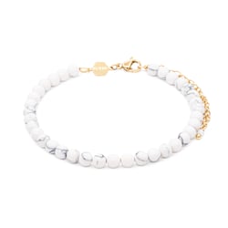 Bracelet Serena en pierres Howlite - Sloya