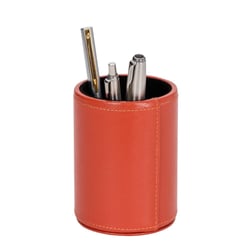 POT A CRAYONS - CUIR Satiny - 10x7 cm