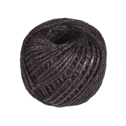 Cordon de sisal en pelote, ø1mm, noir, 50m