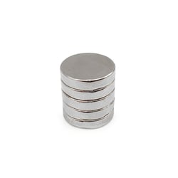 MégaCréa DIY - Aimants forts aspect métal 1,4 cm 5 pièces