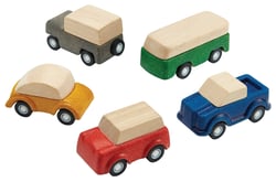 Set de 5 petits véhicules - Plan Toys