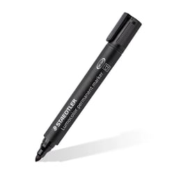 Marqueur - Indélébile - Permanent - Noir - Pointe conique - Staedtler