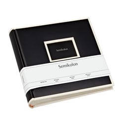 Album photo Semikolon 200 Pockets – 200 pochettes – 50 feuilles – couverture noire