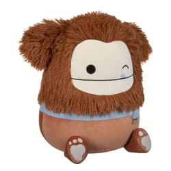 Squishmallows - Peluche Winking Brown Bigfoot with Scarf Benny 30 cm - Jazwares