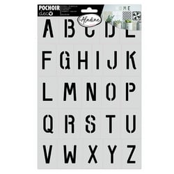 Pochoir de décoration - Alphabet - 20 x 30 cm