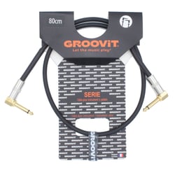 GROOVIT® Câble PVC Blindé C/C ⌀6.5mm Jack Gold 0.8m