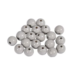 Perles en bois polies 10mm ø