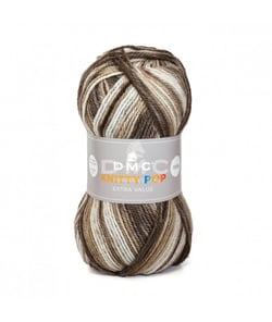 Pelote à tricoter KNITTY POP - DMC Just Knitting 475 Marron