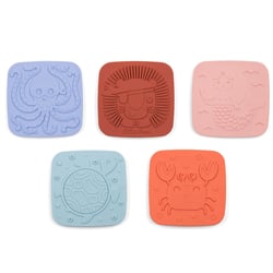 Lot de 5 dalles sensorielles pour le bain Lilliputiens