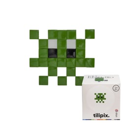 Kit mosaïque DIY pixel art - Little monster - Vert foncé