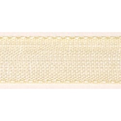 Ruban organdi, 7 mm, rouleau 10 m, beige