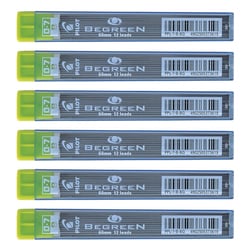 Mine de rechange pour porte-mine PILOT - Begreen - 0,7 mm - Lot de 6 étuis de 12 mines