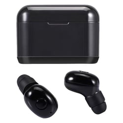 Ecouteurs Bluetooth 5.0 Etanche Avec Boîte De Charge Magnétique Rose Gold Noir YONIS