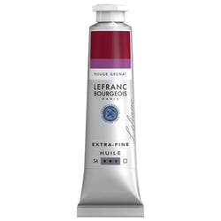 Peinture à l'huile - Extra-fine - Rouge grenat - 377 - Lefranc Bourgeois - 40ml