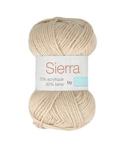 Pelote de laine à tricoter Tricot SIERRA - Distrifil 15 Marron