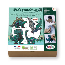 Coffret créatif - Peinture - Dinosaure - Enfant - Dès 6 ans - Loisirs créatifs