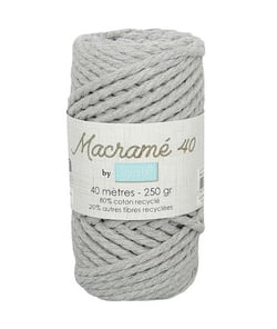 Bobine de fil Macrame Cord 40 - Trimits Gris