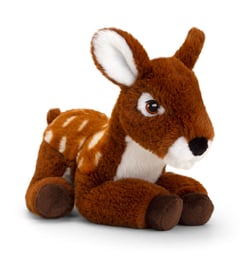 Peluche Keeleco 100% recyclée - Biche - 22cm