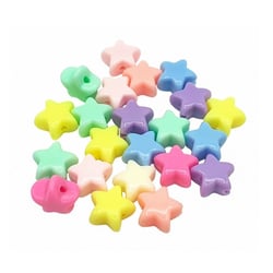 MégaCréa DIY - Perles étoiles pastel 1,1 x 0,6 cm 40 g