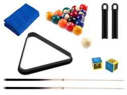 Pack d'accessoires pour billard 7feet - 1001Jouets - Jaune