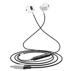 LinQ Ecouteurs Filaires Lightning Semi-intra-auiculaire Argent