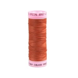 Fil spécial jersey 140m orange rouille fabriqué en France