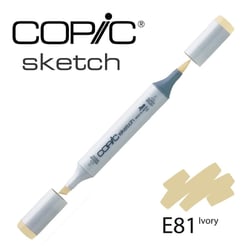 Copic - Marqueur à l'alcool Copic Sketch E81 Ivory