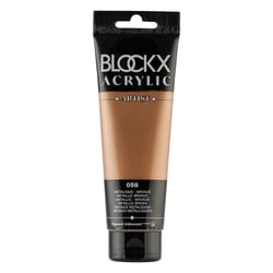 Peinture acrylique - Bronze - 058 - BLOCKX Artist - Qualité beaux-arts - Tube 120ml
